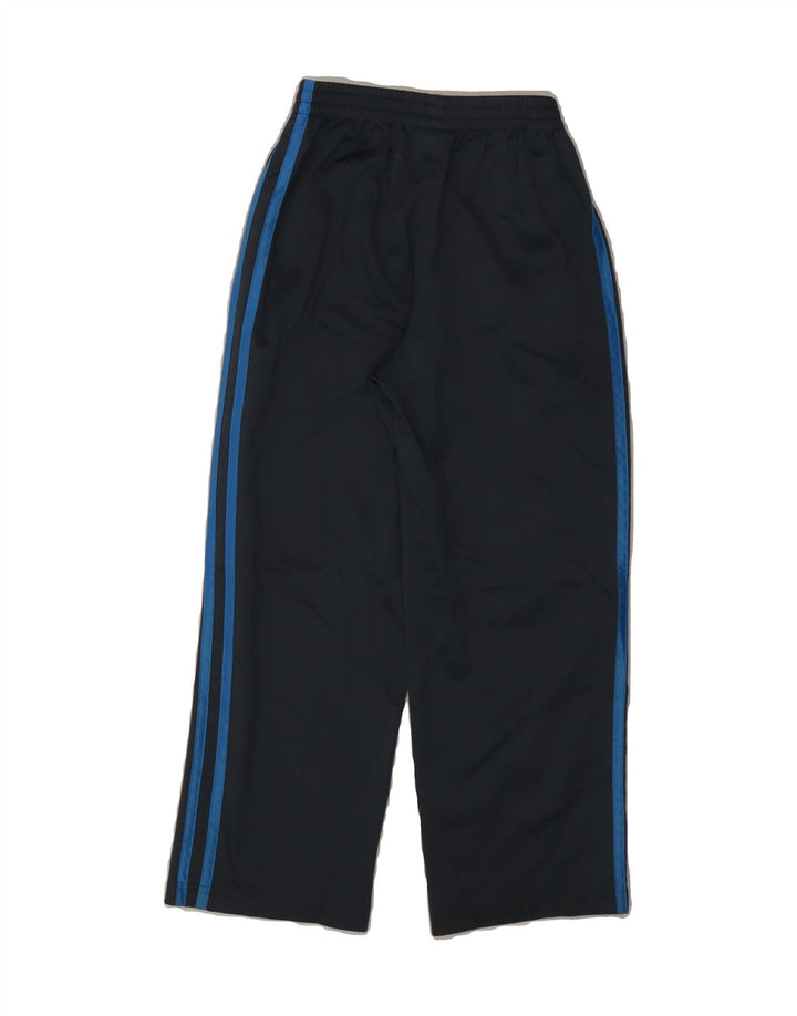 ADIDAS Boys Tracksuit Trousers 6-7 Years Navy Blue Polyester Vintage Adidas and Second-Hand Adidas from Messina Hembry 