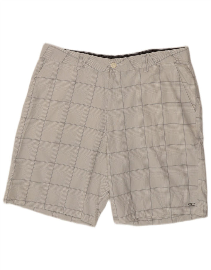 O'Neill Herre Chino Shorts W38 XL Grå ternet polyester