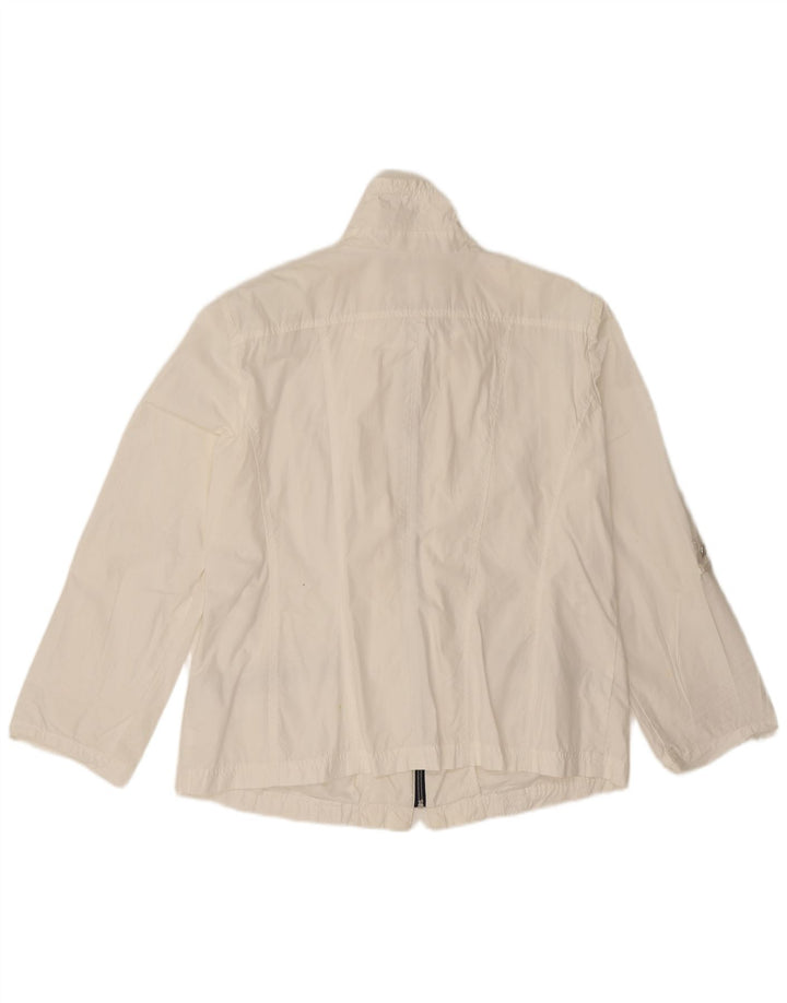 Canda Regnjakke til kvinder EU 48 2XL Hvid Polyester