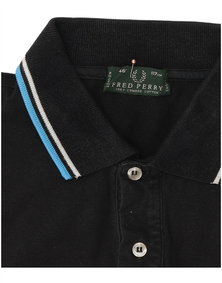 Fred Perry Herre poloshirt Stor sort bomuld
