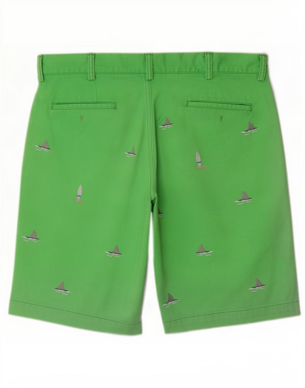 Polo Ralph Lauren Herre Classic Fit Chino Shorts XL W38 Green Spotted Beach