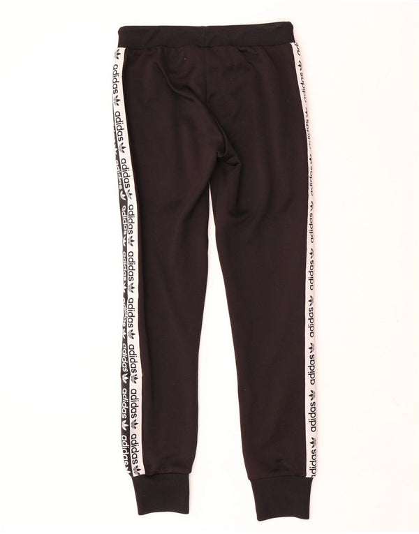 Adidas Graphic Tracksuit Bukser til kvinder Joggers UK 10 Small Black