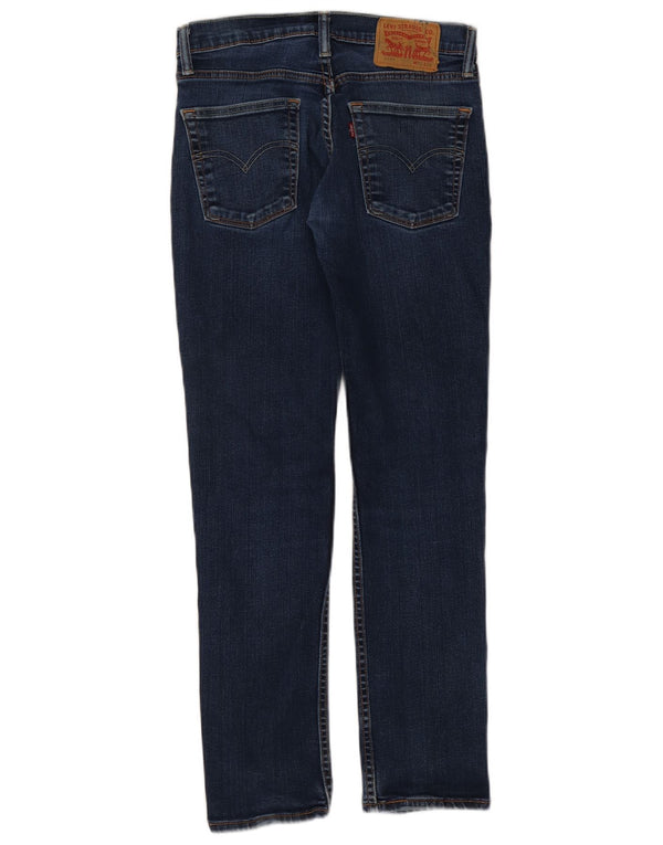 LEVI'S Dame 511 Slim Jeans W32 L29 Blå Bomuld