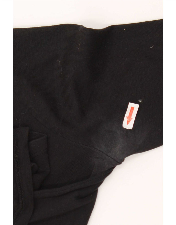 Zara Dame Top 3/4 ærme UK 8 Lille sort bomuld