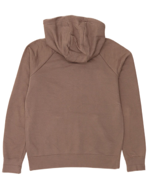 Nike oversized hættetrøje til kvinder, UK 6 XS Grå bomuld