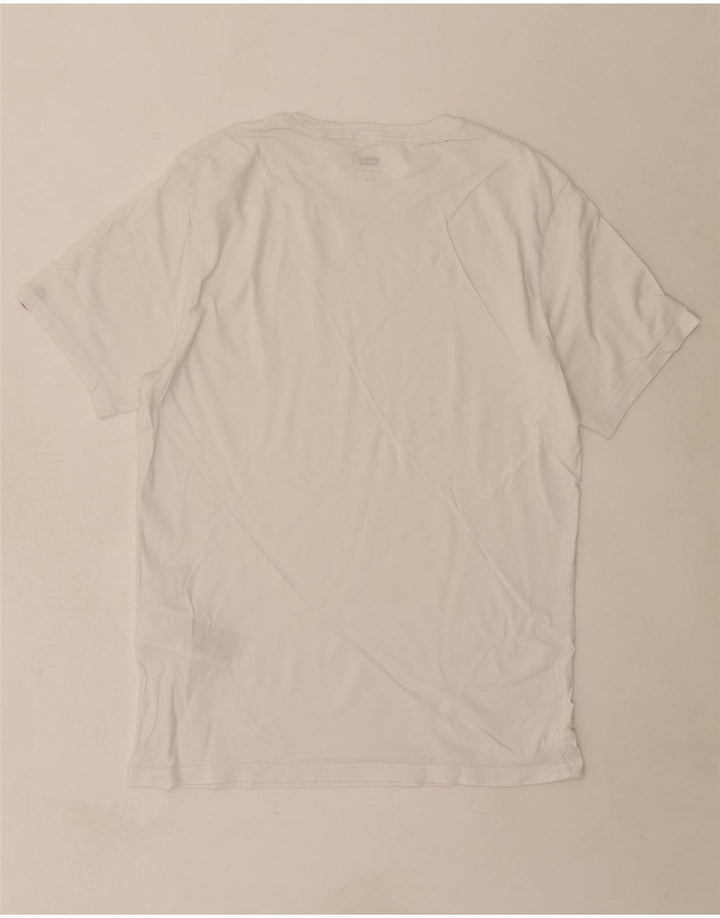 LEVI'S Mens T-Shirt Top Medium White Cotton Vintage Levi's and Second-Hand Levi's from Messina Hembry 