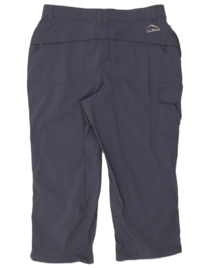 L.L.Bean Herre Cargo Capri Bukser Medium W32 L22 Marineblå Nylon