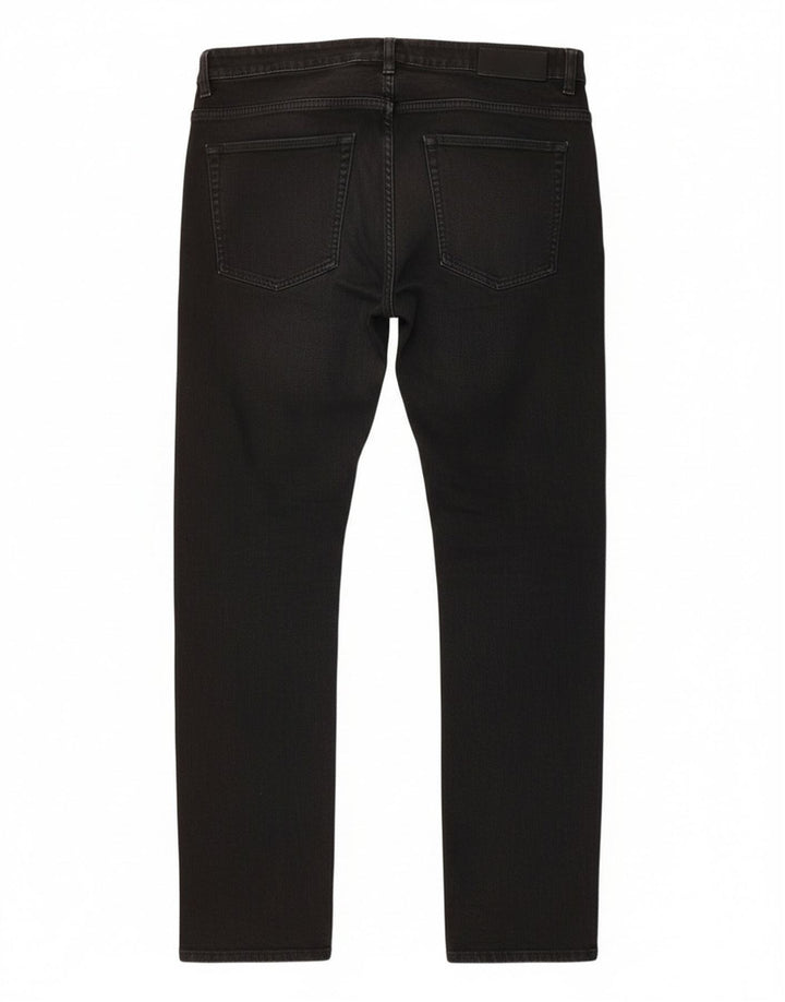 Hugo Boss Herre Slim Jeans W36 L32 Sort Bomuld