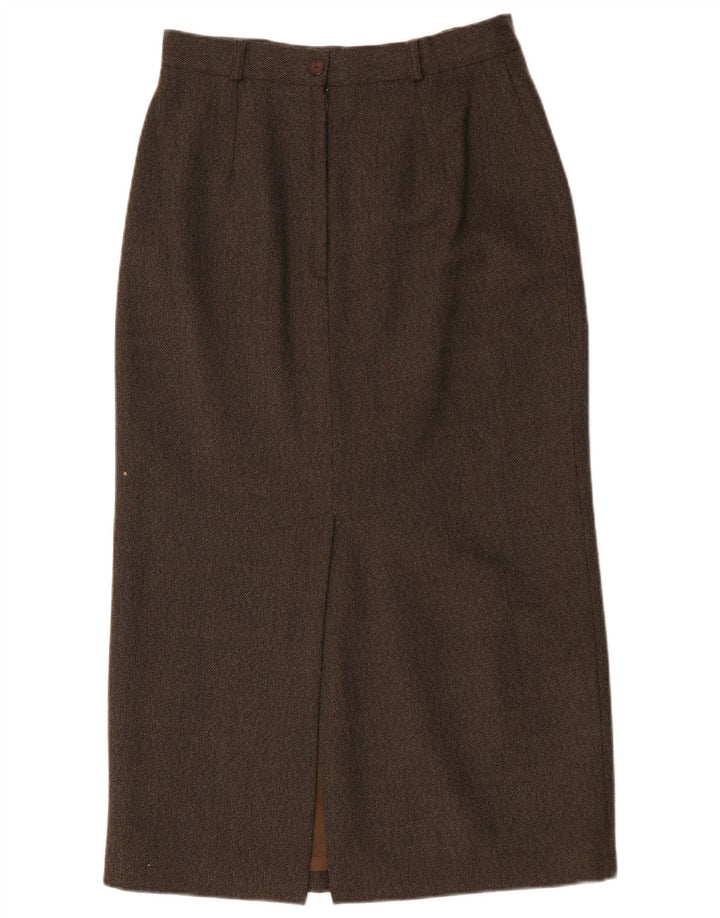 Endora Dame Maxi Nederdel UK 14 Medium W30 Brun Uld