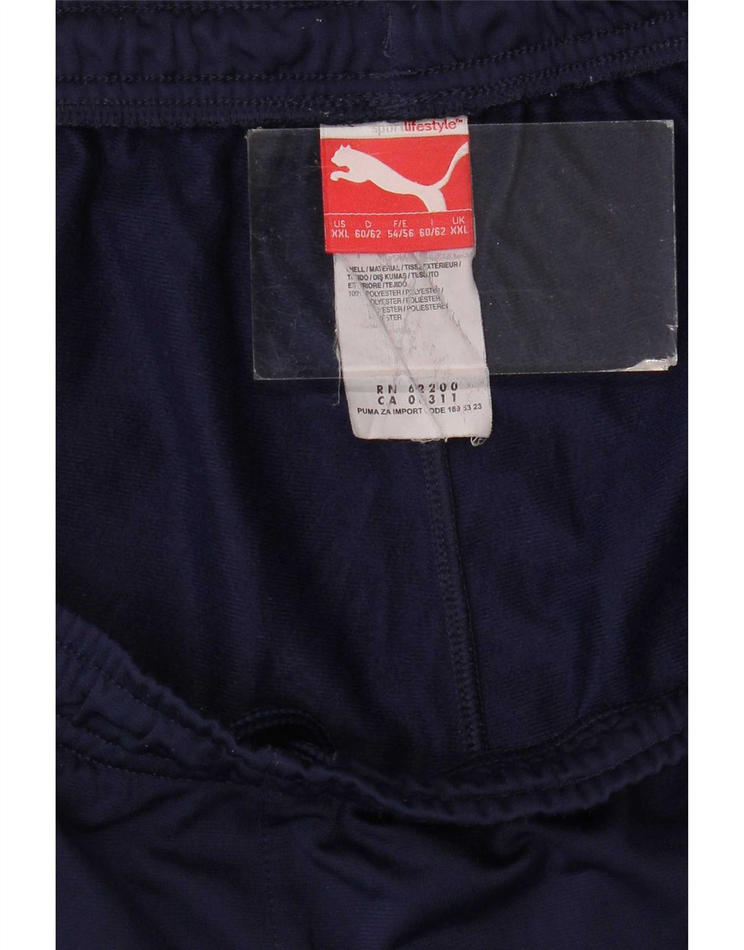 Puma træningsdragt bukser til mænd 2XL marineblå polyester