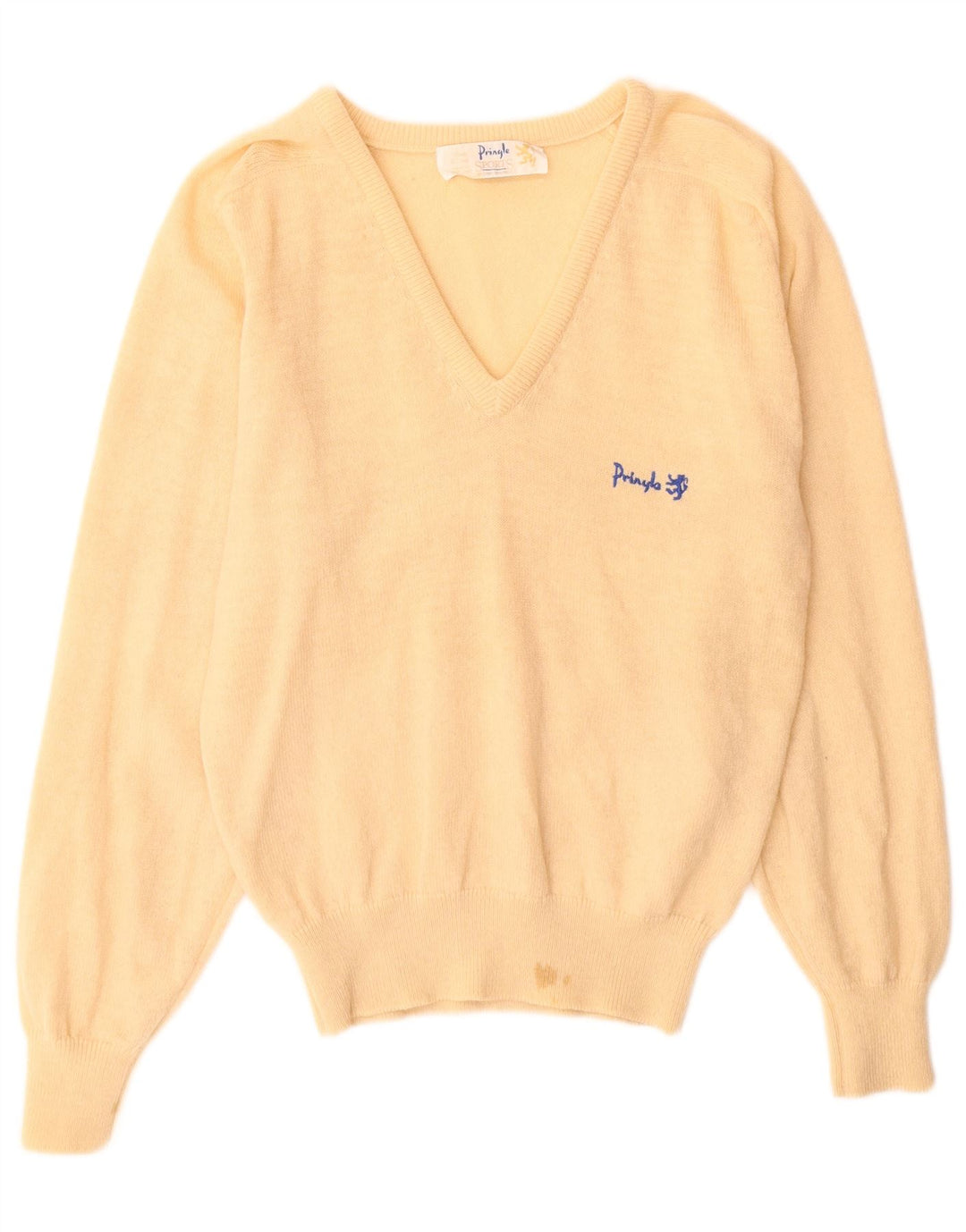 Pringle Dame V-hals sweater EU 36 Small Beige