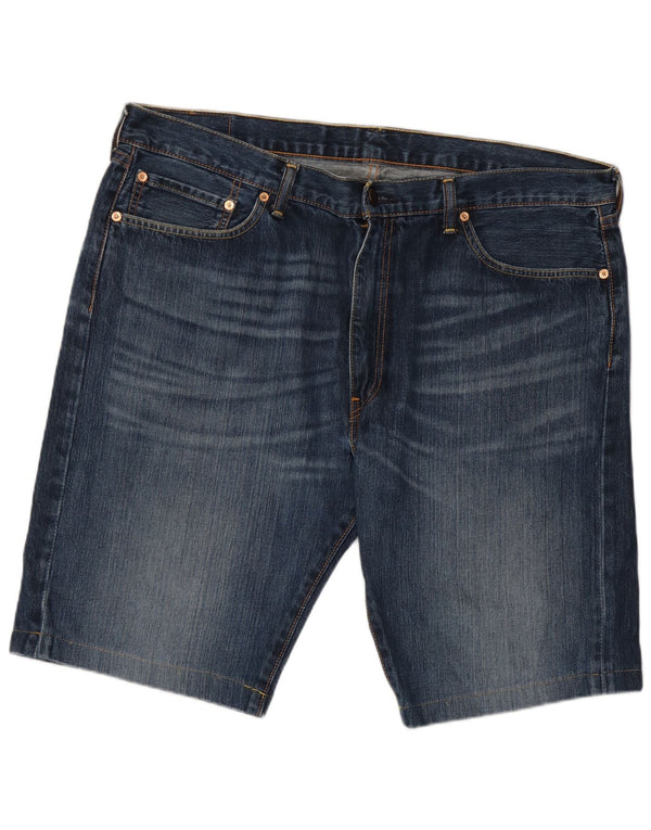 Levi's Herre 505 denimshorts W40 XL Marineblå
