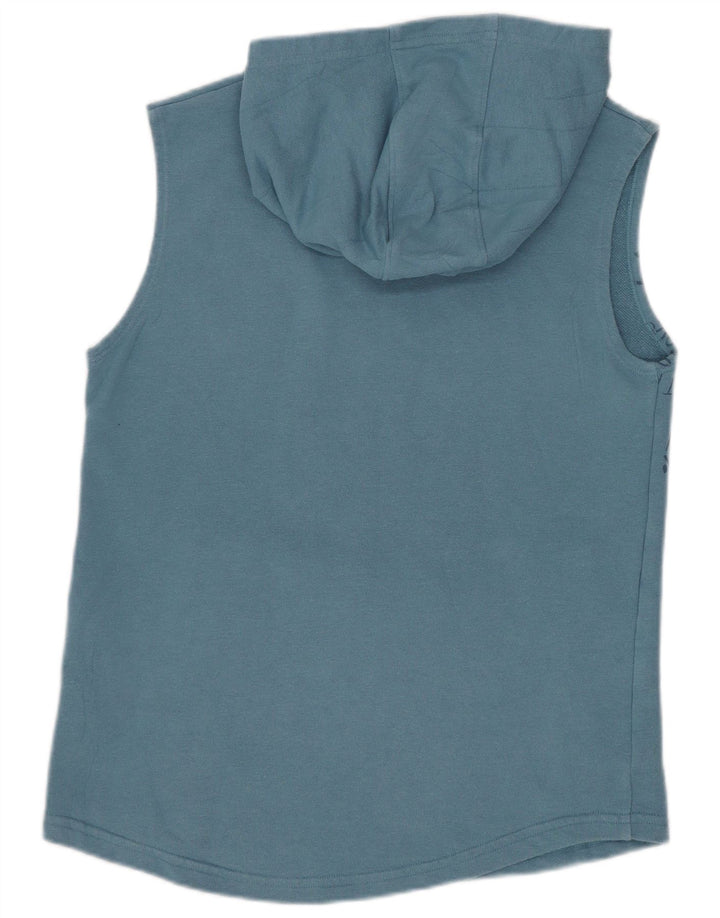 Under Armour drenge hættetrøje grafisk vest top 9-10 år medium blå bomuld