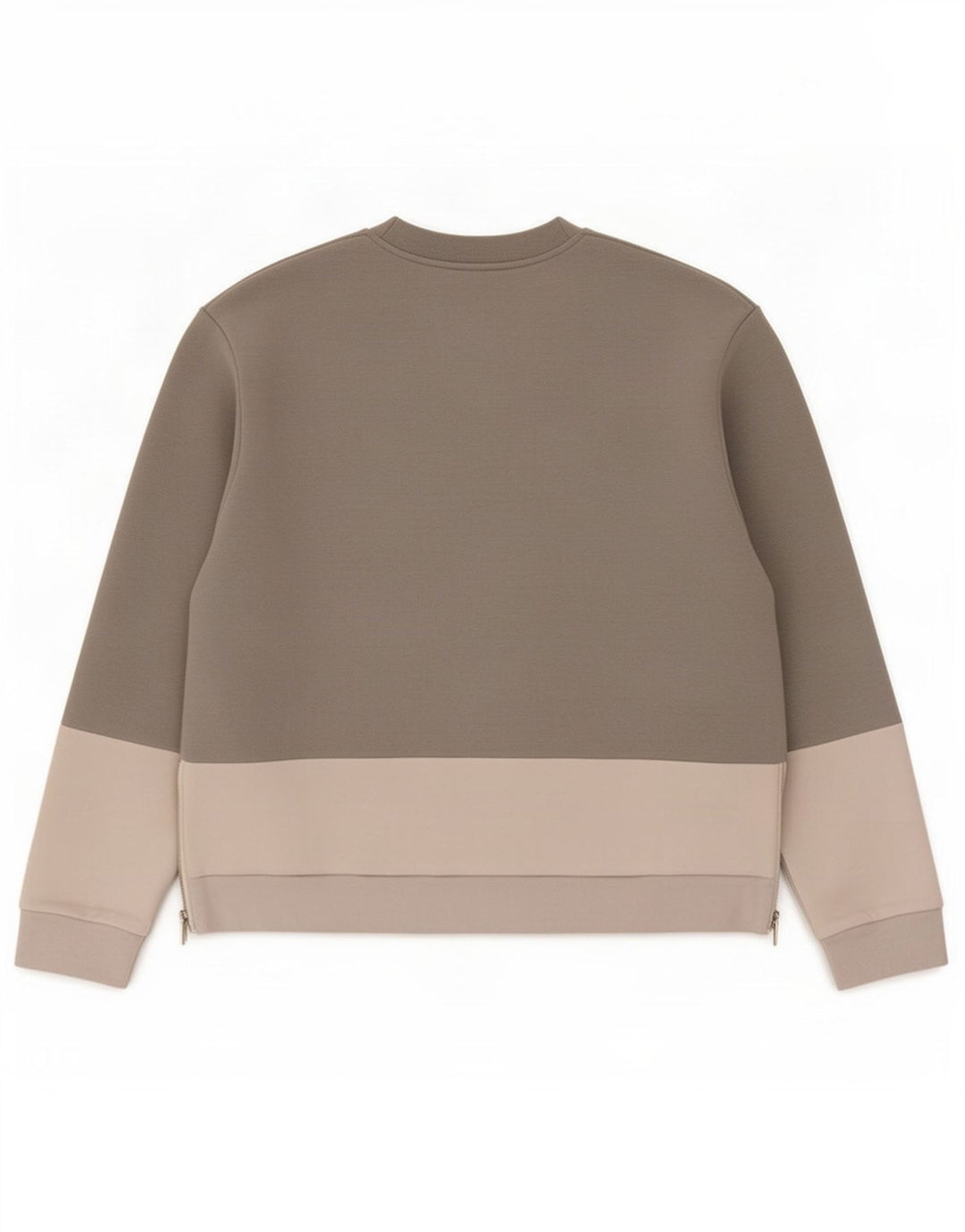Cos Herre Sweatshirt Jumper XL Grå Colourblock Bomuld