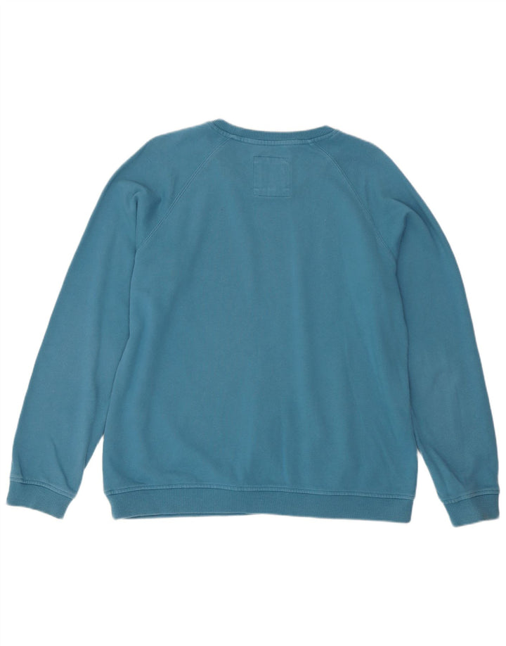 Crew Clothing Dame Sweatshirt Jumper UK 14 Medium Blue Bomuld