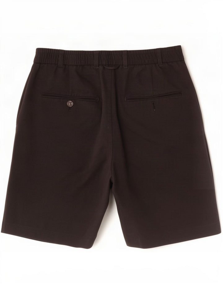 Zara Herre Chino Shorts EU 38 Small W30 Sort Polyester