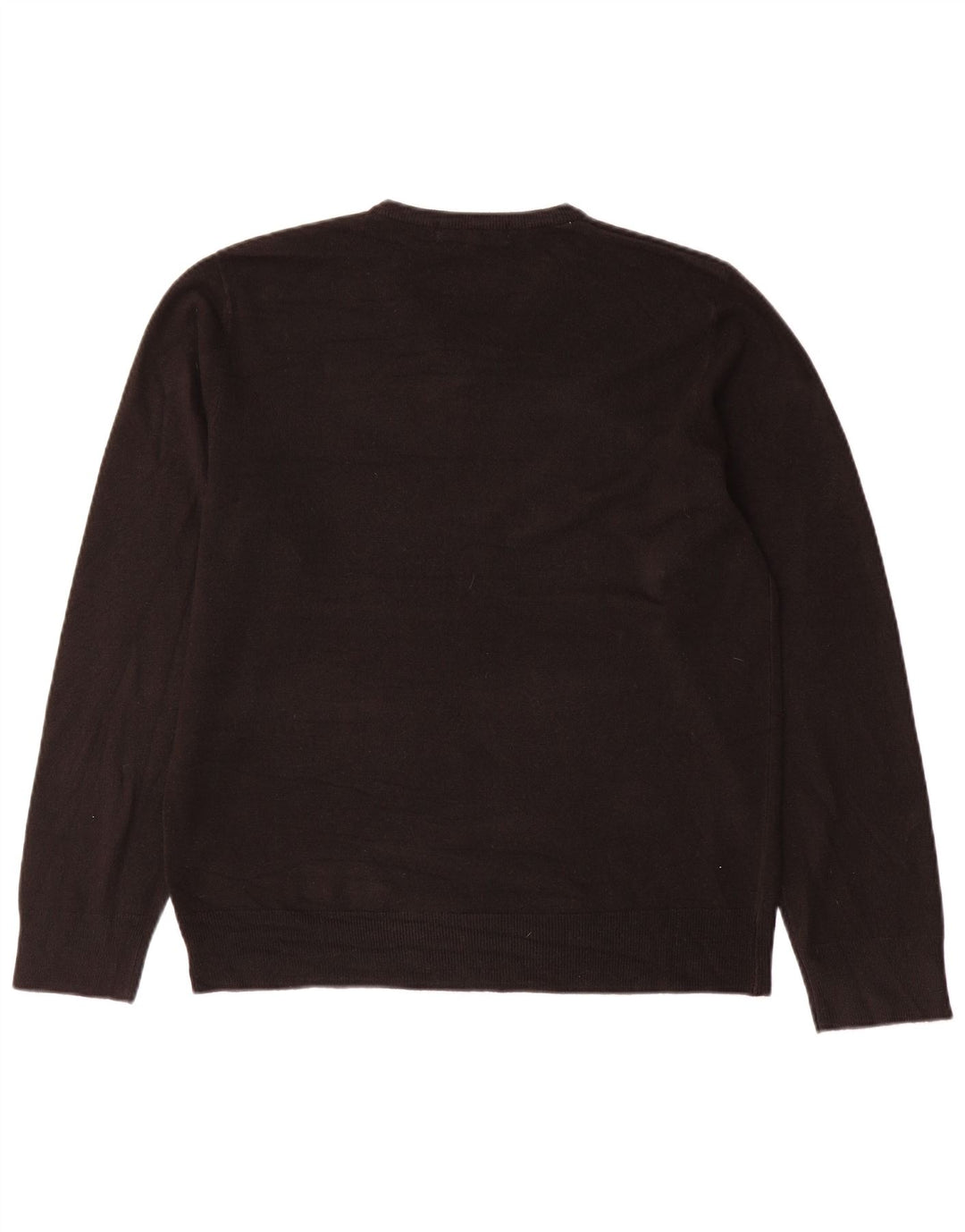 Marks & Spencer Herre V-hals sweater Stor sort akryl