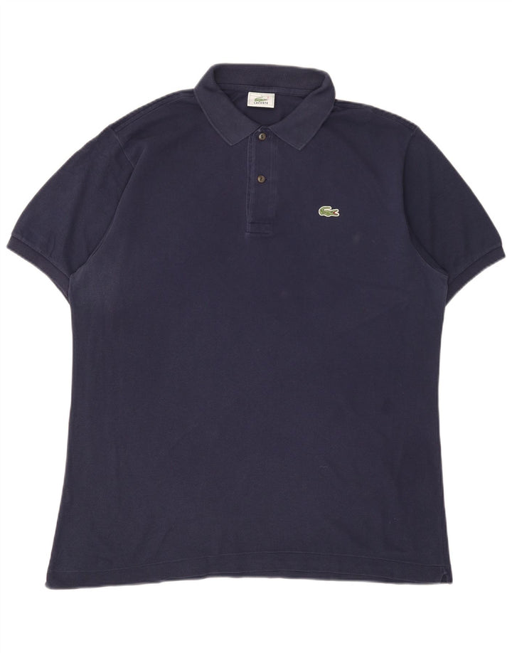 LACOSTE Poloskjorte til mænd str. 5 Large Marineblå bomuld