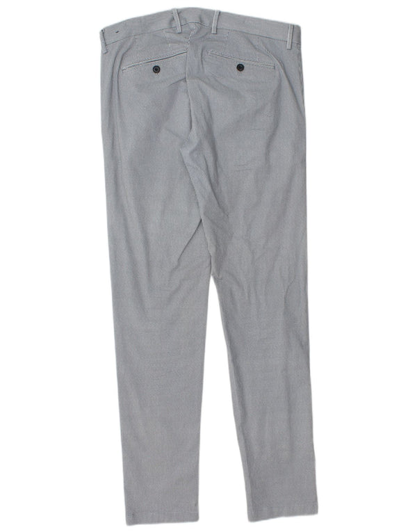 Gutteridge Skinny Suit Bukser til mænd IT 46 Small W32 L32 Blue Houndstooth