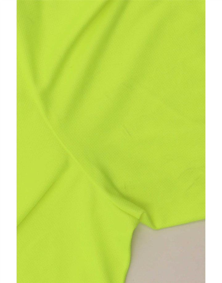 Nike Herre Dri Fit Grafisk T-Shirt Top Stor Grøn Polyester