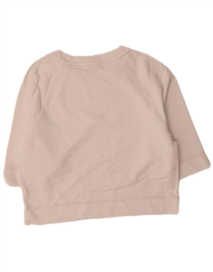 Tommy Hilfiger dame sweatshirt med 3/4 ærmer UK 14 Medium White