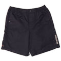 ADIDAS Mens Graphic Sport Shorts Medium Navy Blue Polyester