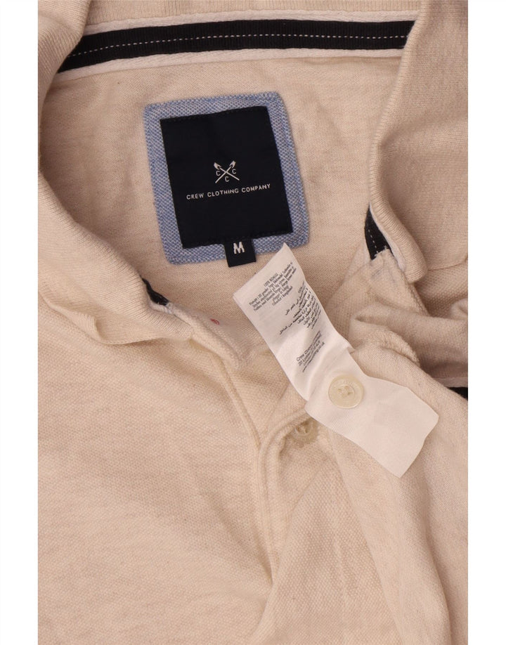 Besætningstøj Herre poloshirt Medium Beige Flecked Bomuld