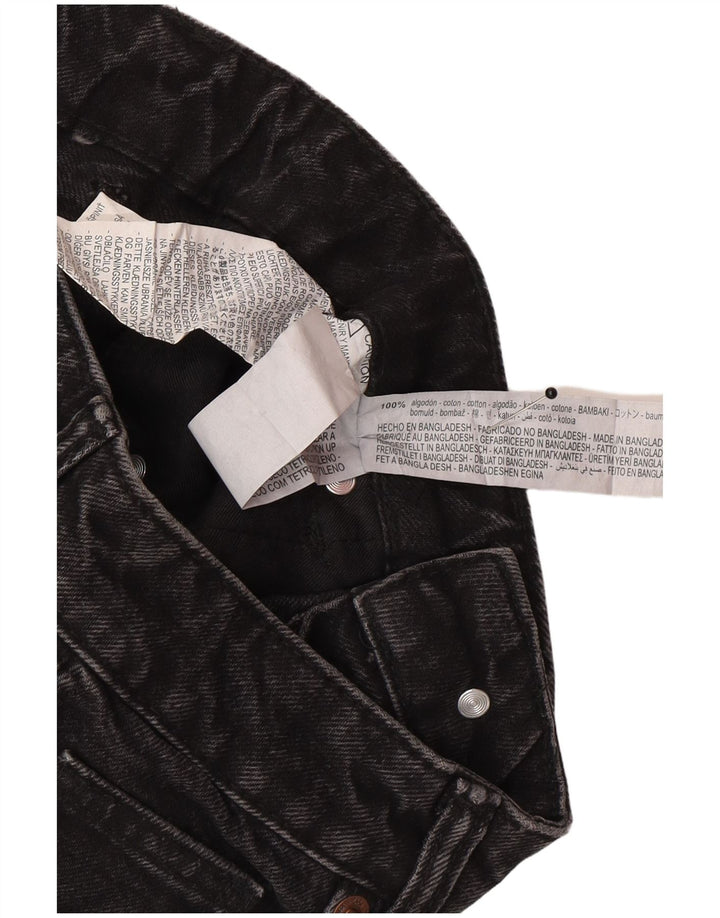 Zara denimshorts til kvinder EU 36 XS W26 Grå bomuld