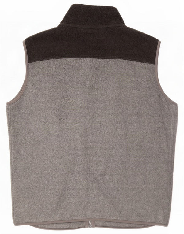 James Pringle Herre Fleece Gilet UK 40 Large Grey Colourblock Polyester