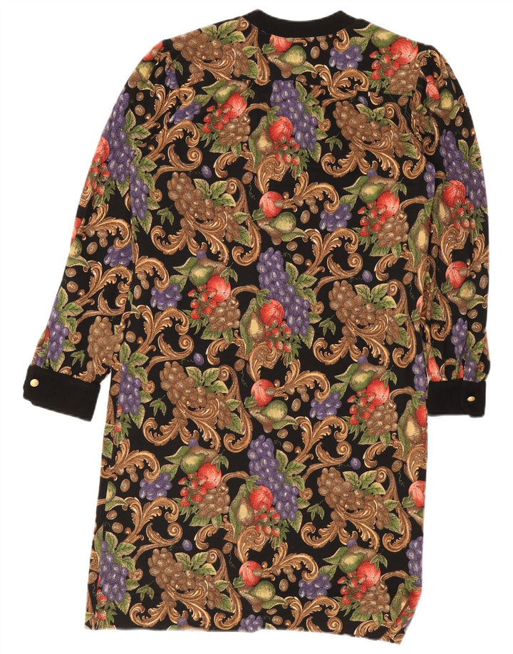 Vintage Kvinder Shift Dress UK 12 Medium Multicolored Floral