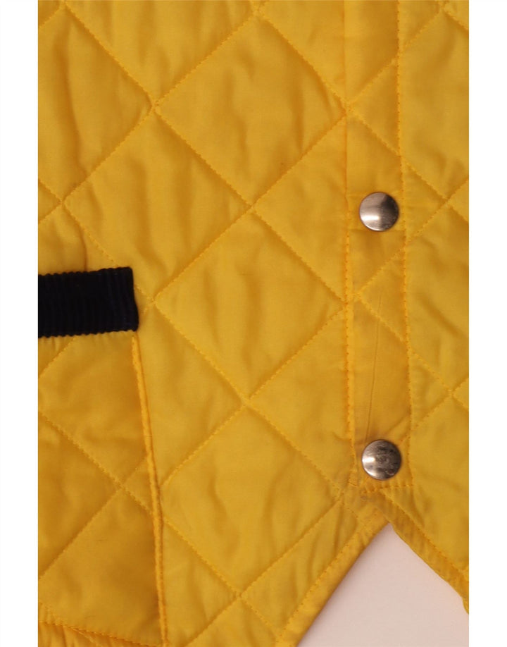 Husky Herre Quiltet vest UK 38 Medium Gul Nylon