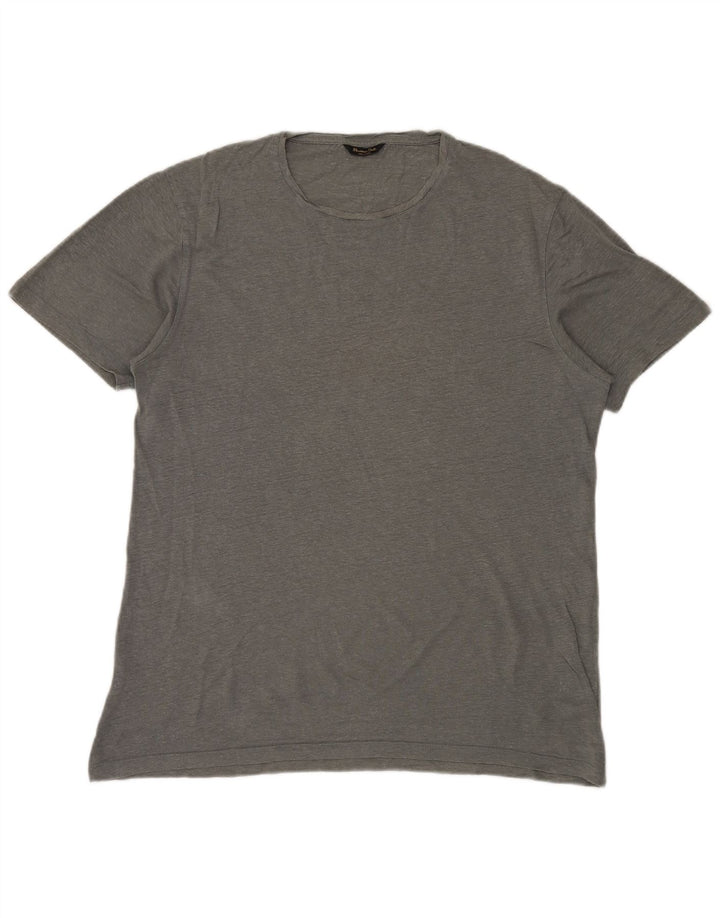 MASSIMO DUTTI Herre T-Shirt Top XL Grå