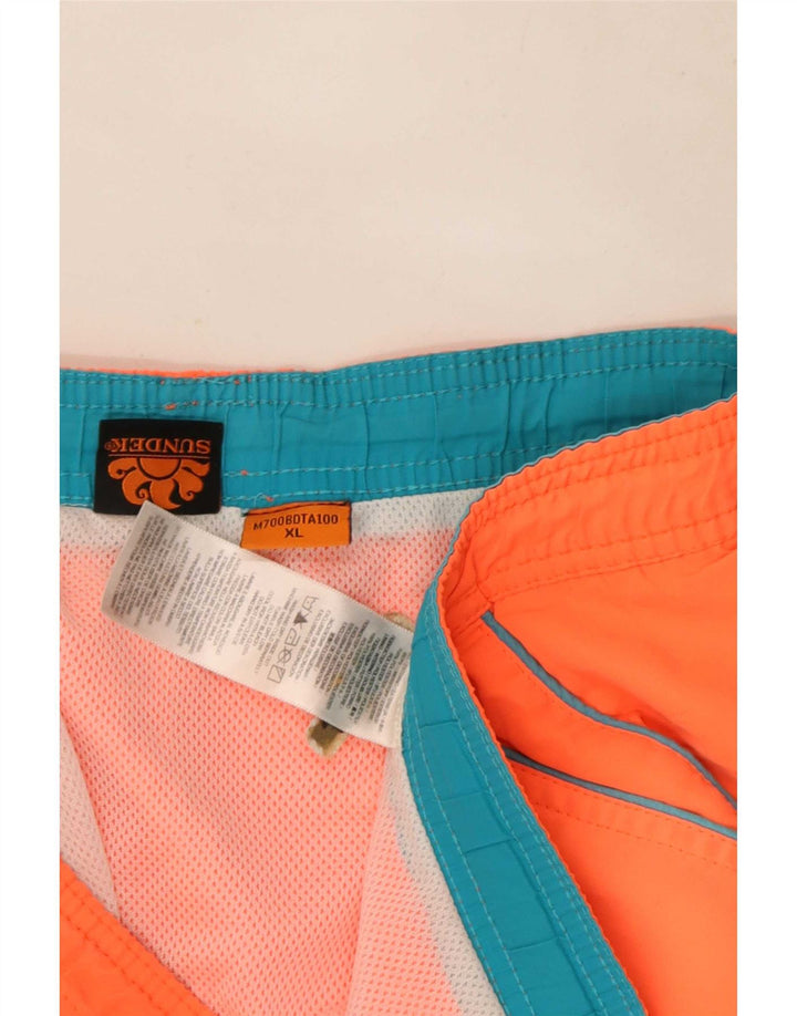 Sundek Herre badeshorts XL Orange Polyester