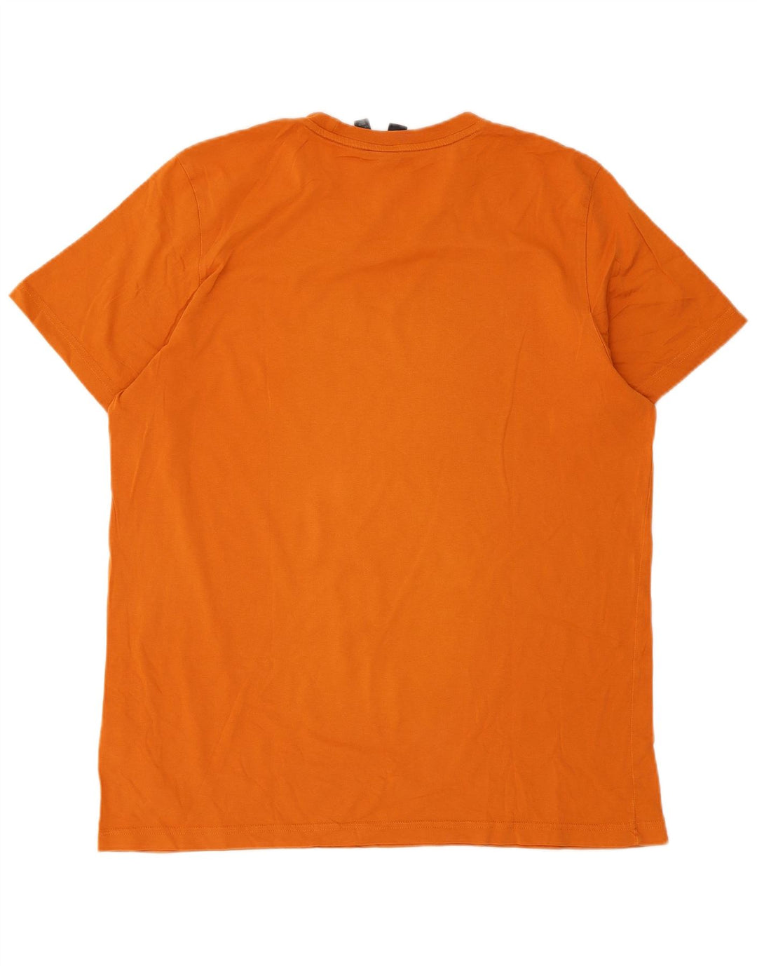 Adidas Herre Grafisk T-Shirt Top Stor Orange Bomuld