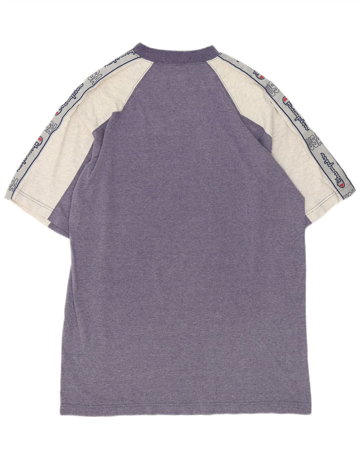 Champion herre grafisk T-shirt top stor blå kolorblok