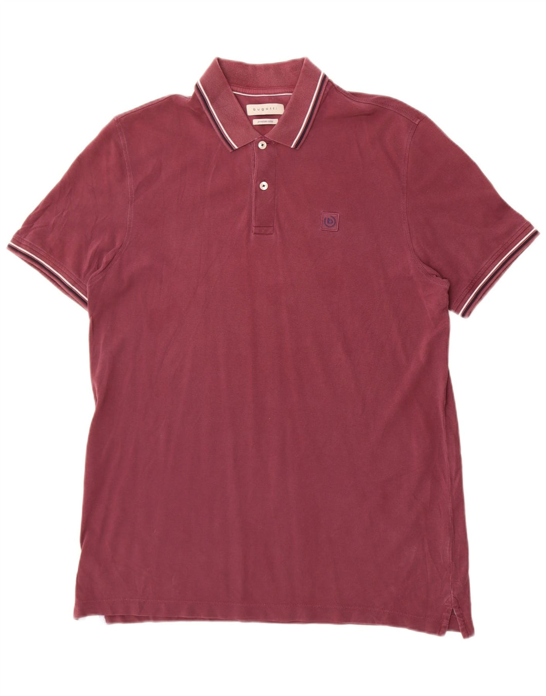 Bugatti herre poloshirt XL rødbrun