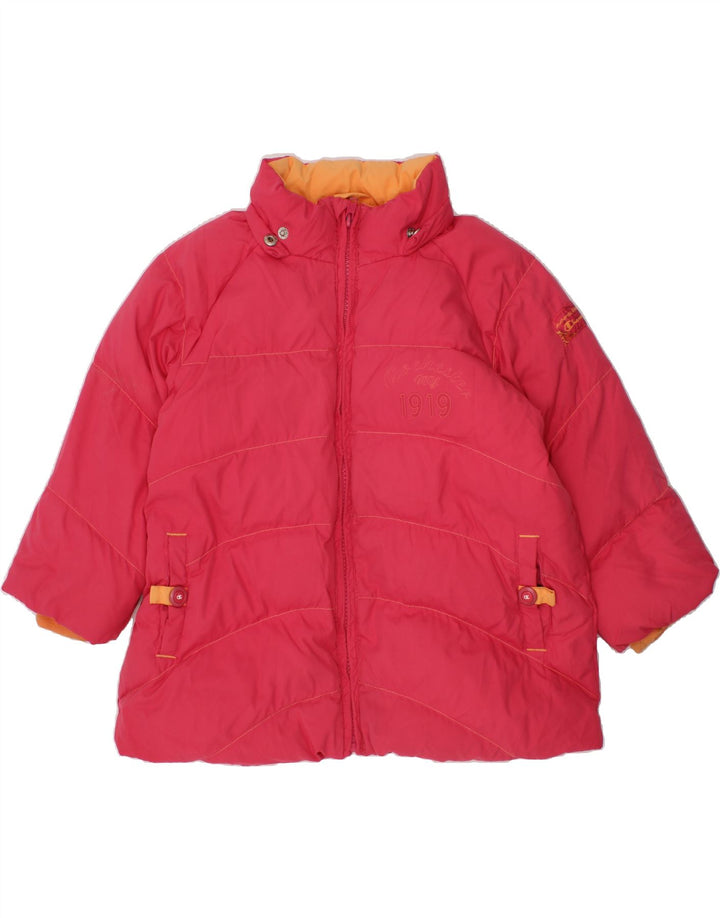 CHAMPION Girls Padded Jacket 2-3 Years  XL  Pink Polyester Vintage Champion and Second-Hand Champion from Messina Hembry 