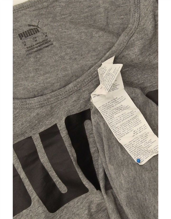 Puma Herre grafisk vest Top Medium Grey Flecked Bomuld