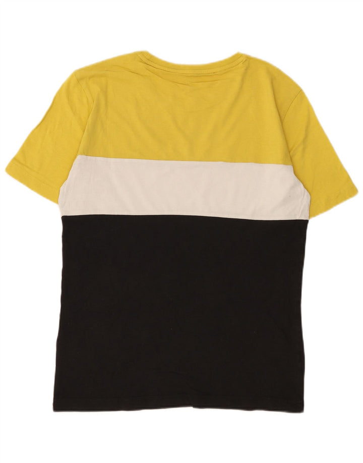 Puma Herre T-shirt Top Lille flerfarvet Colourblock Bomuld
