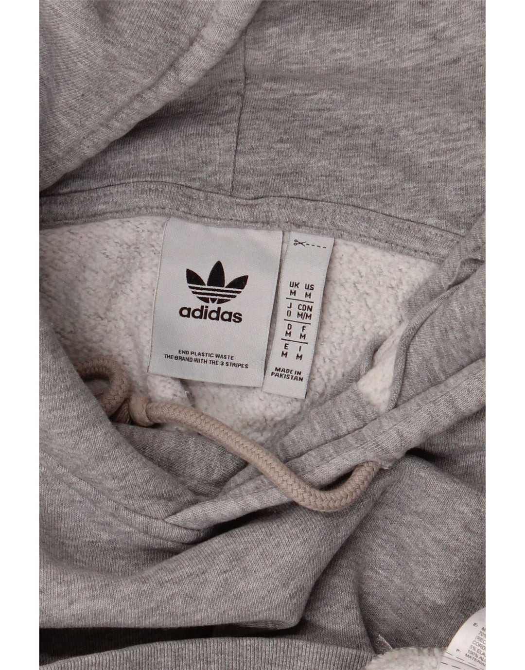Adidas Herre hættetrøje Jumper Medium Grey Flecked Bomuld