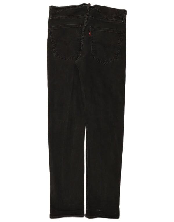 Levi's Slim Jeans til mænd W30 L32 sort bomuld