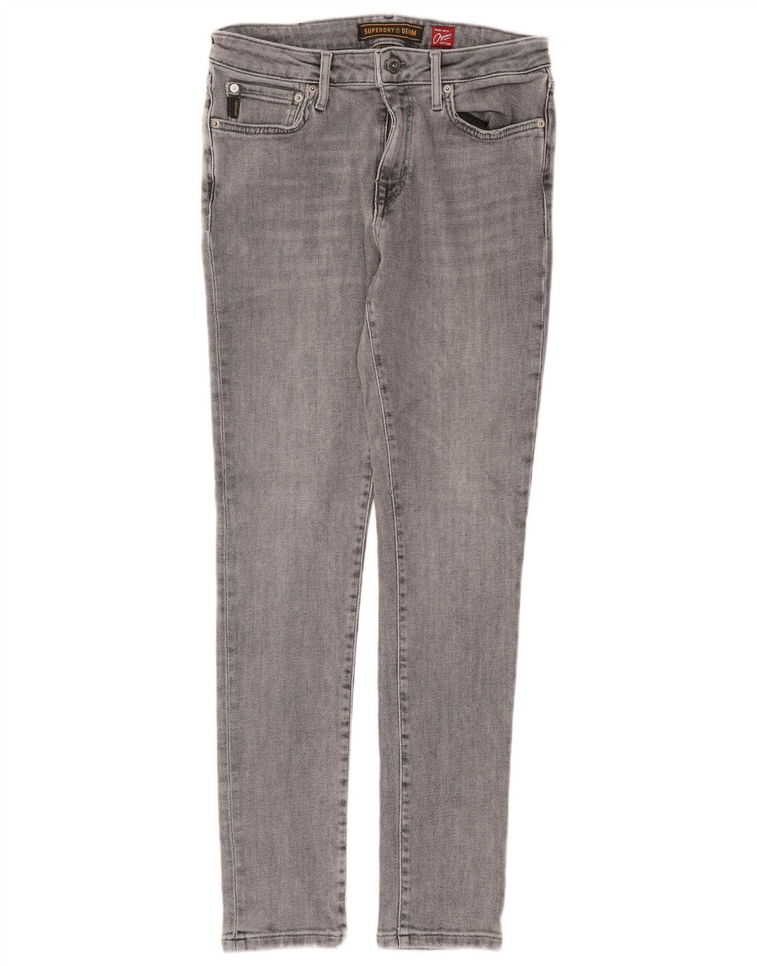 Superdry Skinny Jeans til mænd W32 L32 Grå bomuld