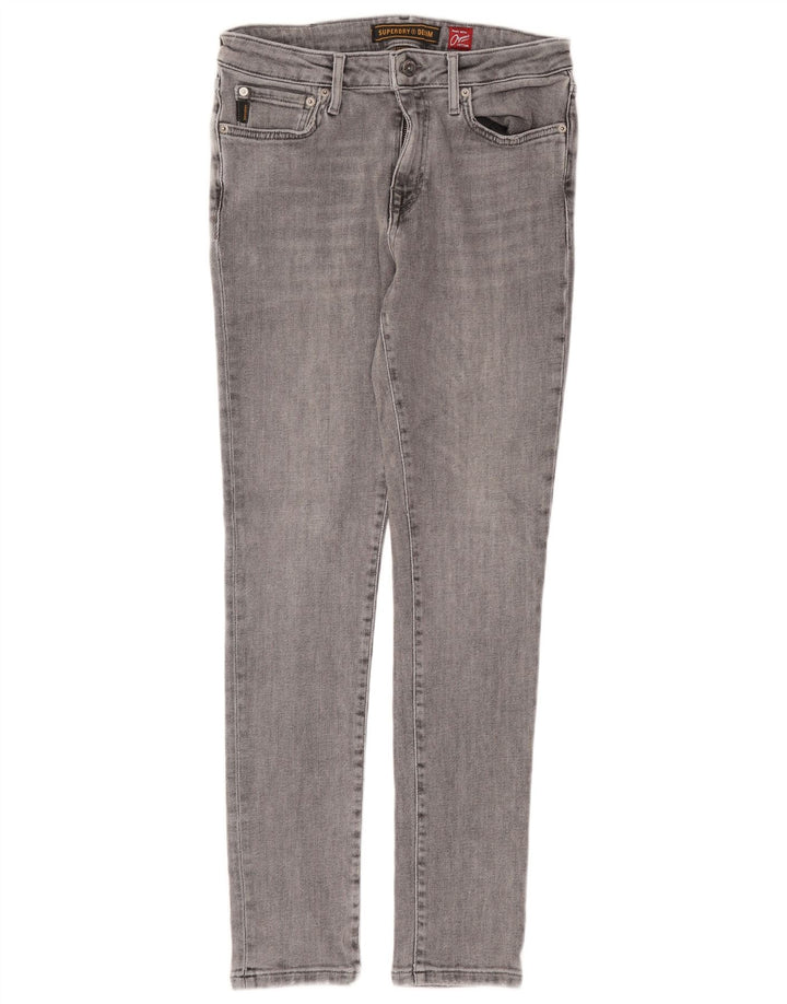 Superdry Skinny Jeans til mænd W32 L32 Grå bomuld