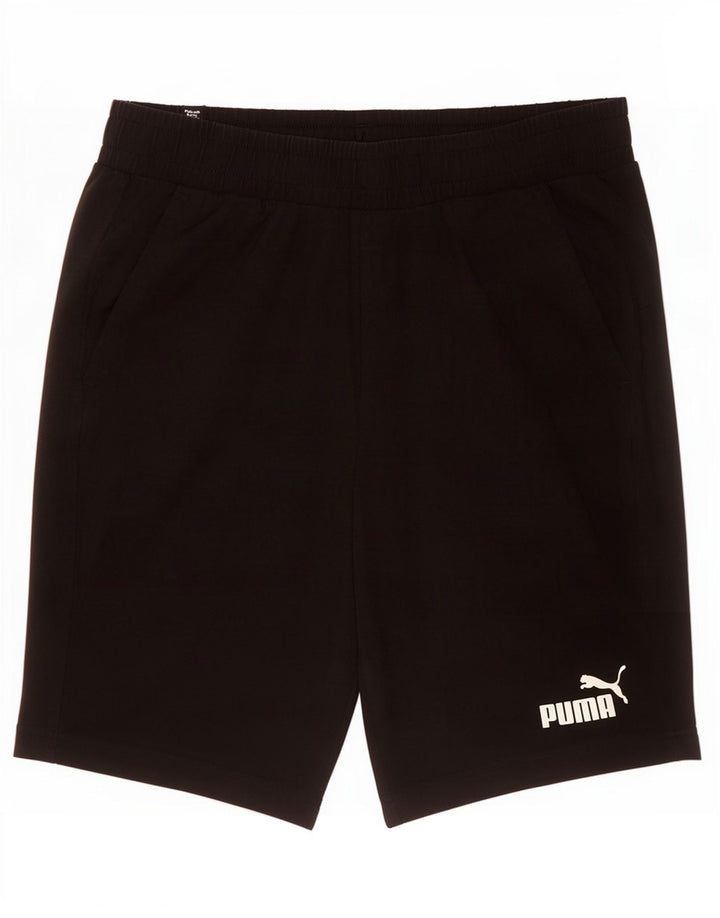 Puma Herre Sportshorts Medium Sort Bomuld