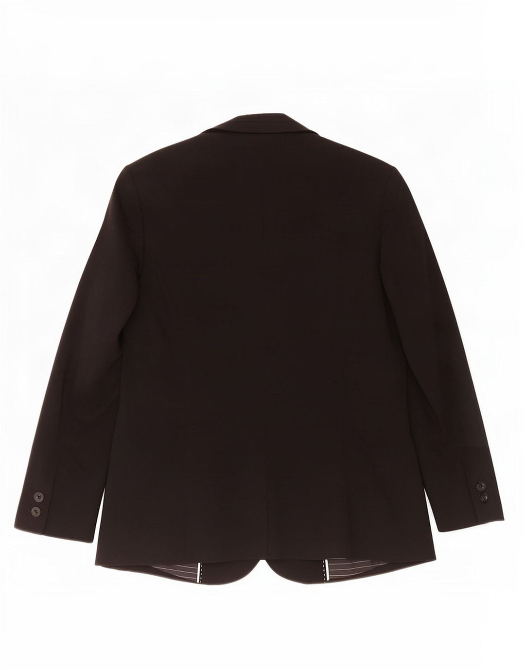 Marks & Spencer Dame 1 Knap Blazer Jakke UK 12 Medium Sort Polyester