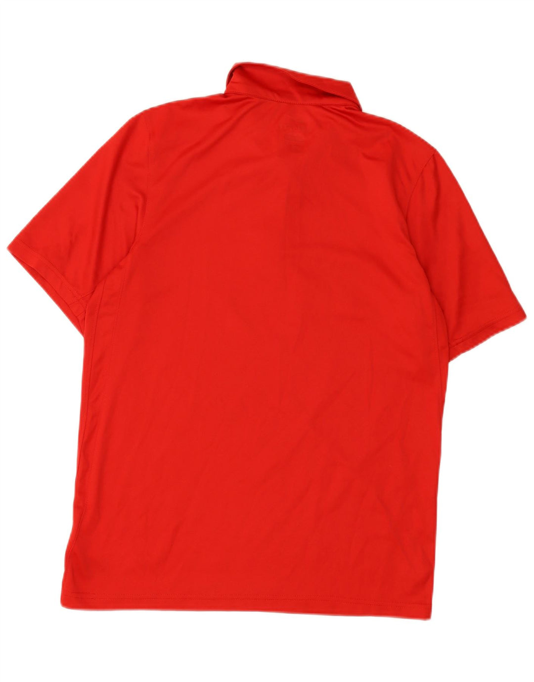 Nike Dri Fit poloshirt til mænd, lille rød polyester