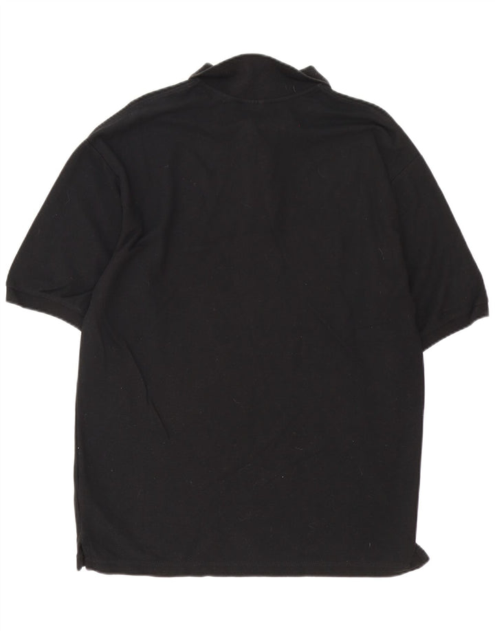 Fila Herre poloshirt Medium Sort Bomuld