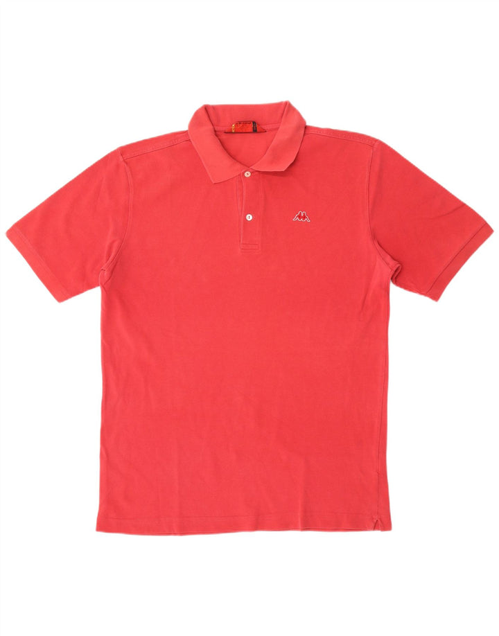 Kappa herre poloshirt XL rød bomuld