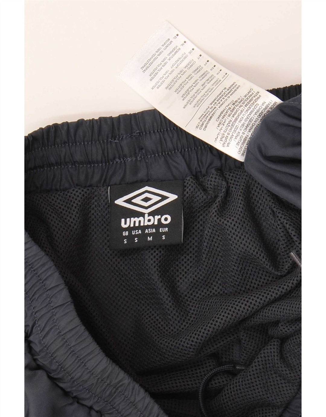 Umbro Herre Sportshorts Small Navy Blue Polyester