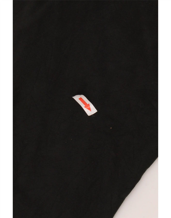 ADIDAS Dame Leggings UK 12/14 Medium Sort Bomuld